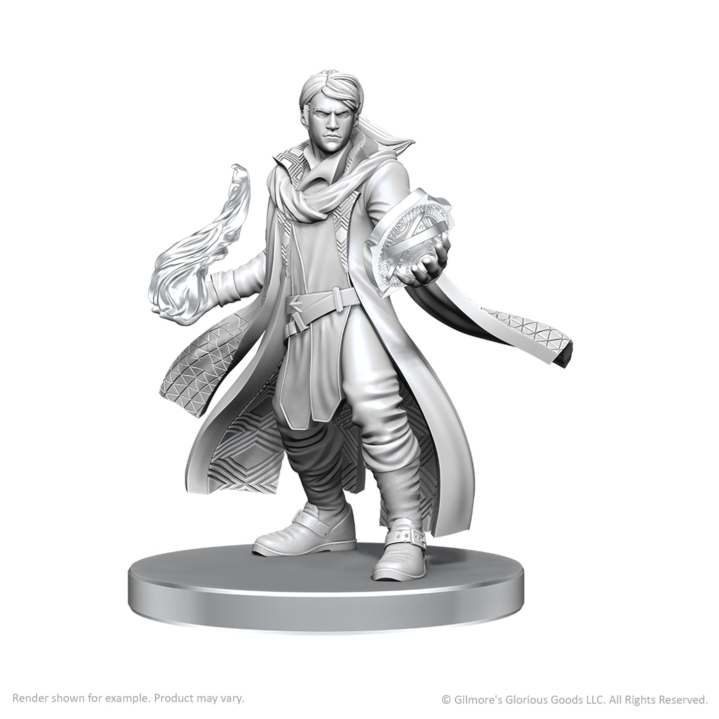 Critical Role Unpainted Miniatures: Beauregard Lionett & Caleb Widogast