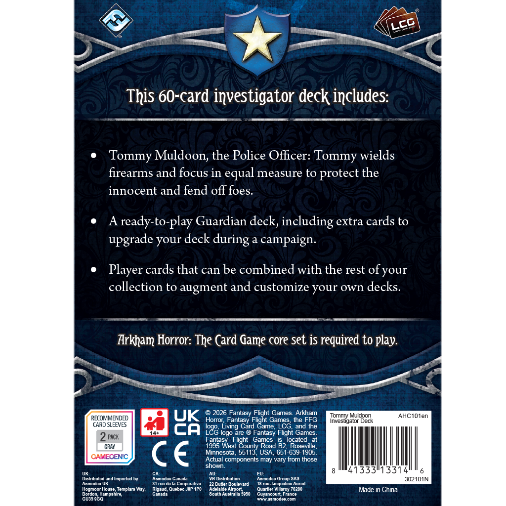 Tommy Muldoon Investigator Deck
