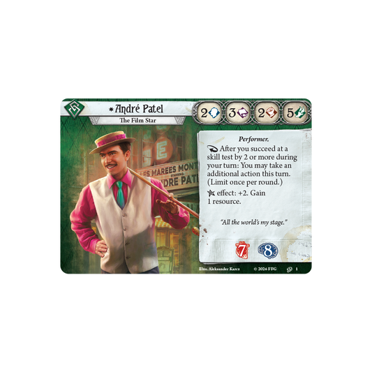 André Patel Investigator Deck