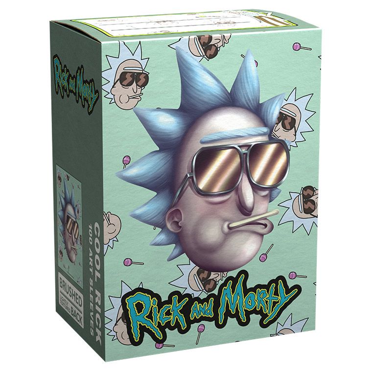 Dragon Shields: Brushed Art - Rick & Morty - Cool Rick (100)
