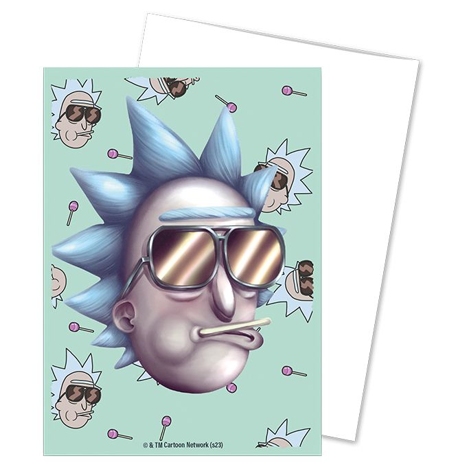Dragon Shields: Brushed Art - Rick & Morty - Cool Rick (100)