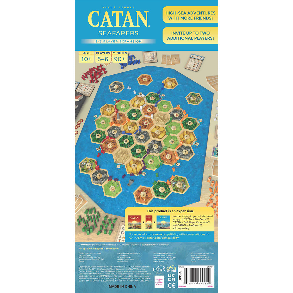 CATAN – Seafarers 5-6 Player Expansion (2025)