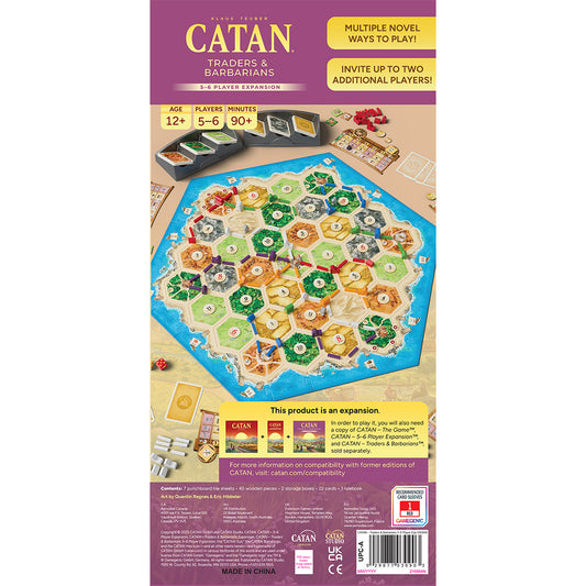 CATAN® – Traders & Barbarians 5-6 Player Expansion (2025)