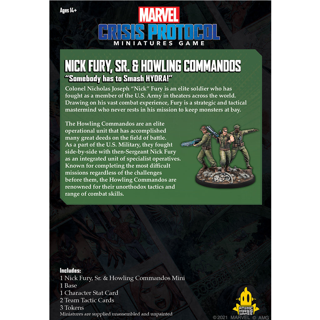 Nick Fury Sr. & Howling Commandos