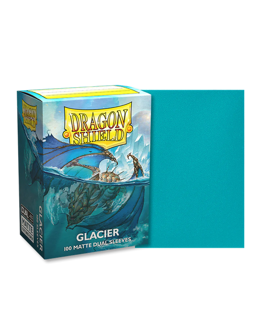 Dragon Shields: Matte Dual - Glacier (100)
