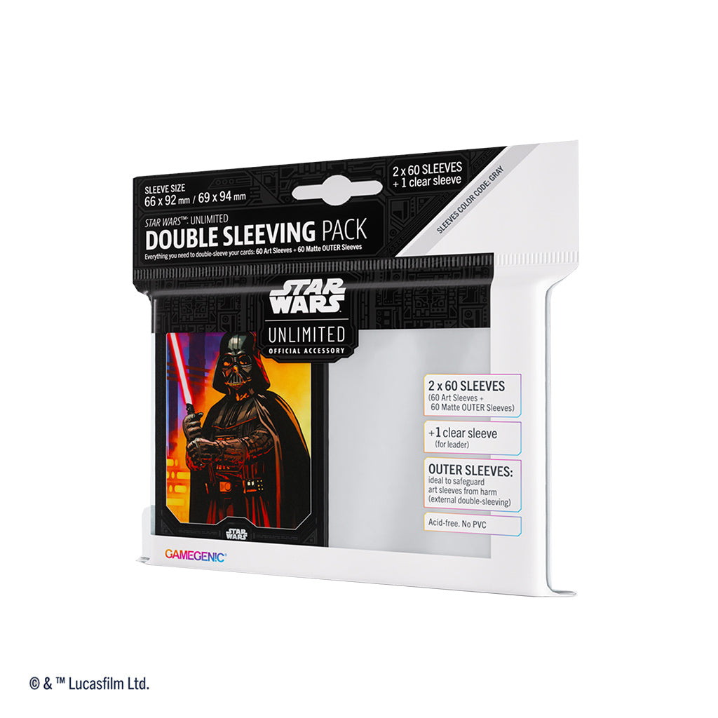 SW Unlimited Art Sleeves Double Sleeving Pack - Darth Vader