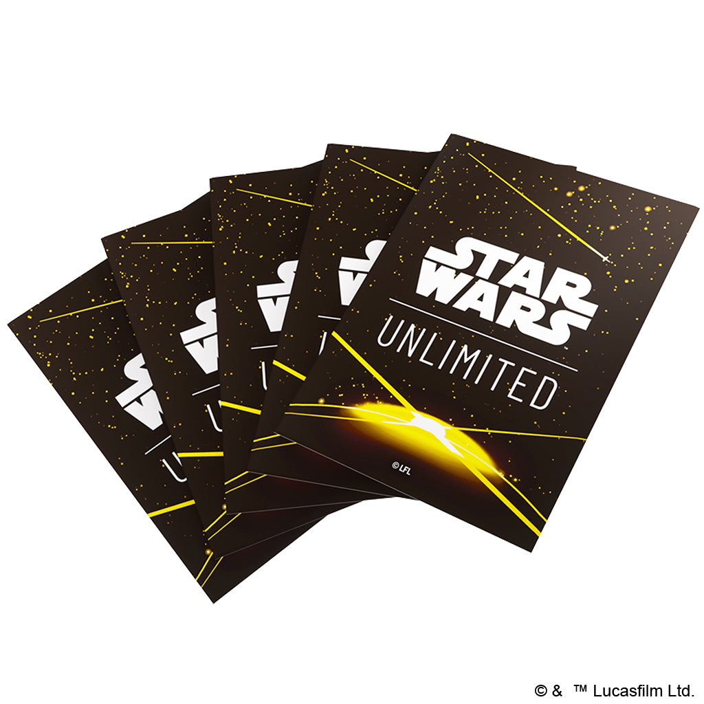 SW Unlimited Art Sleeves - Card Back Yellow