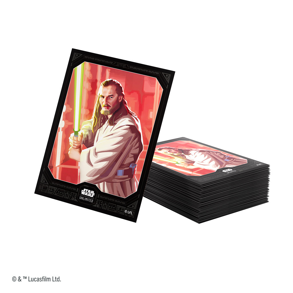 SWU Premium Art Sleeve - Qui-Gon Jinn
