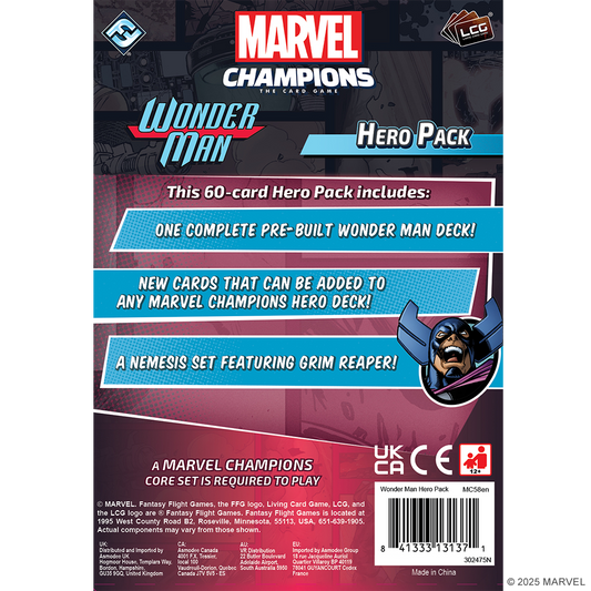 Marvel Champions: The Card Game - Wonder Man Hero Pack