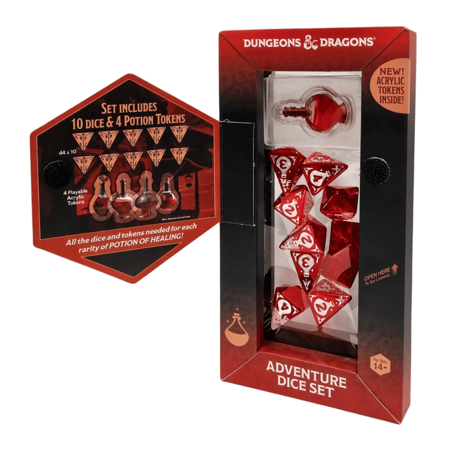 Dungeons & Dragons Adventure Dice Set - Potion of Healing (10 x d4)
