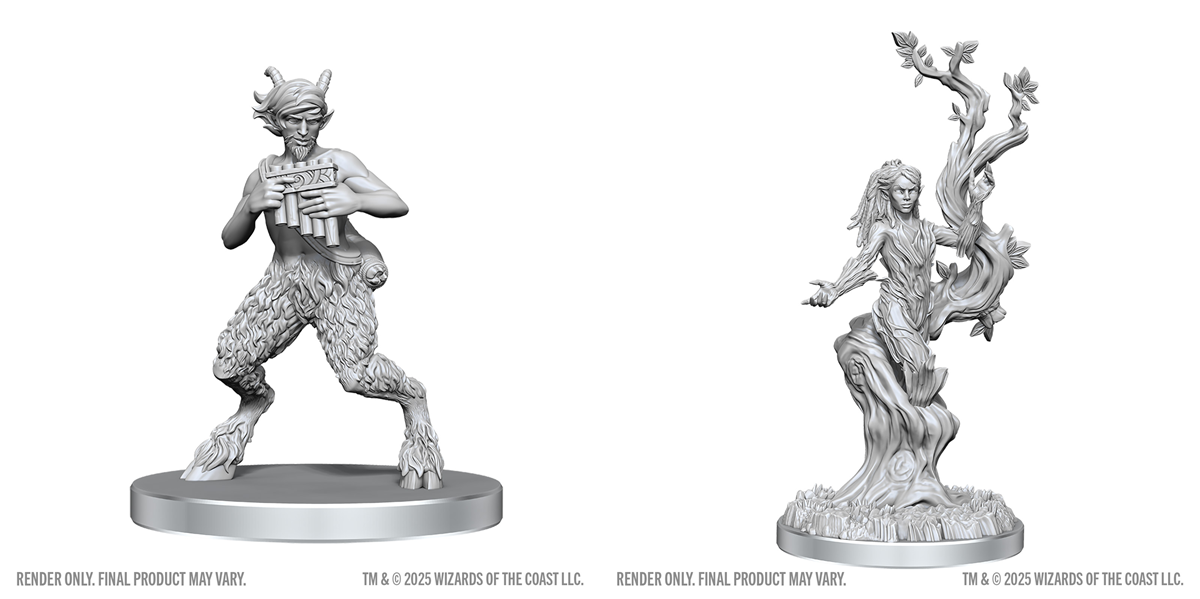 D&D Nolzur's Marvelous Miniatures: Satyr & Dryad