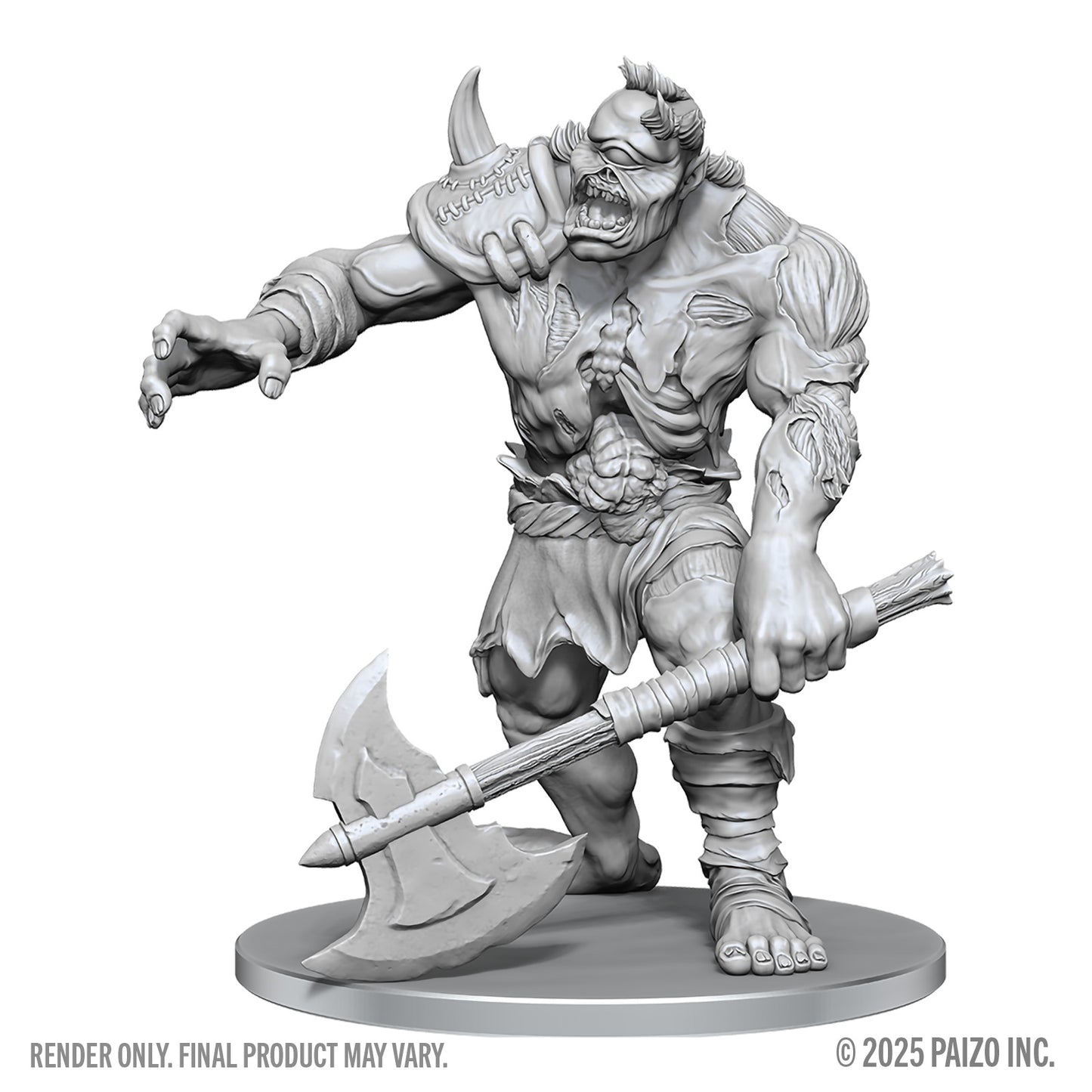 Pathfinder Battles Deep Cuts Unpainted Miniatures: Dread Zombie Cyclops