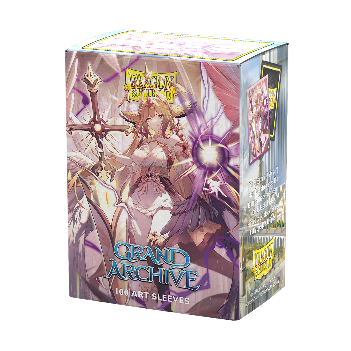 Dragon Shields: Matte Dual Art Sleeves - Grand Archive - Haniel, Archangel of Spectra (100)