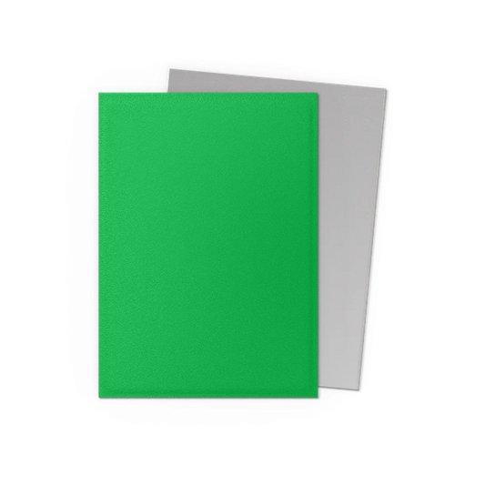 Dragon Shields: Matte Dual - Apple Green & Silver (100)