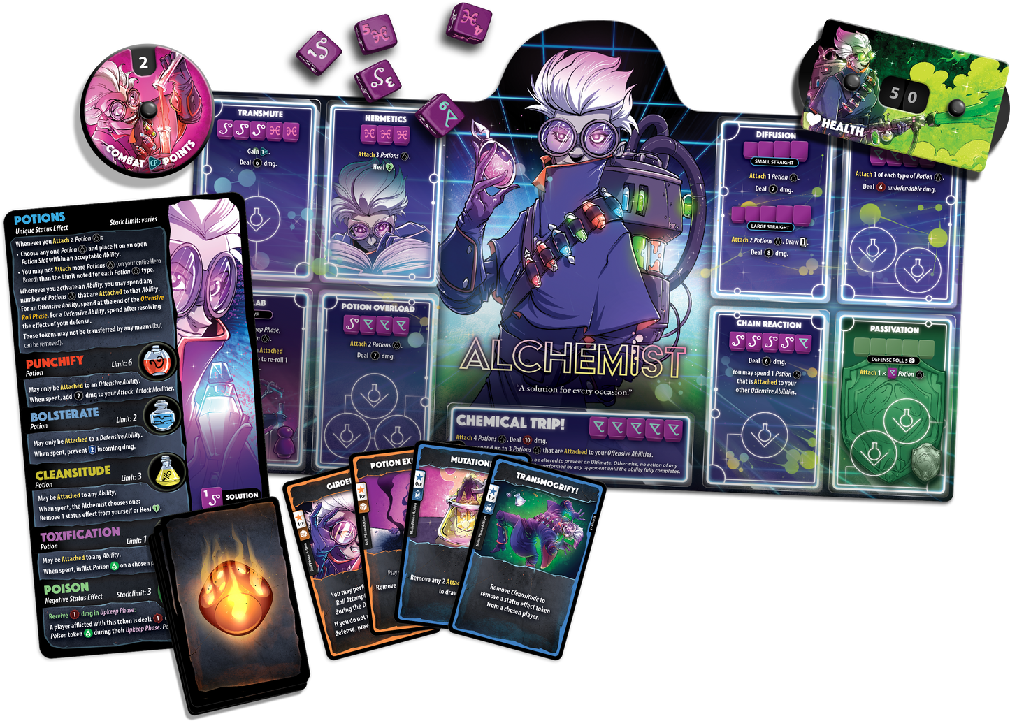 Dice Throne Hero Pack - Alchemist