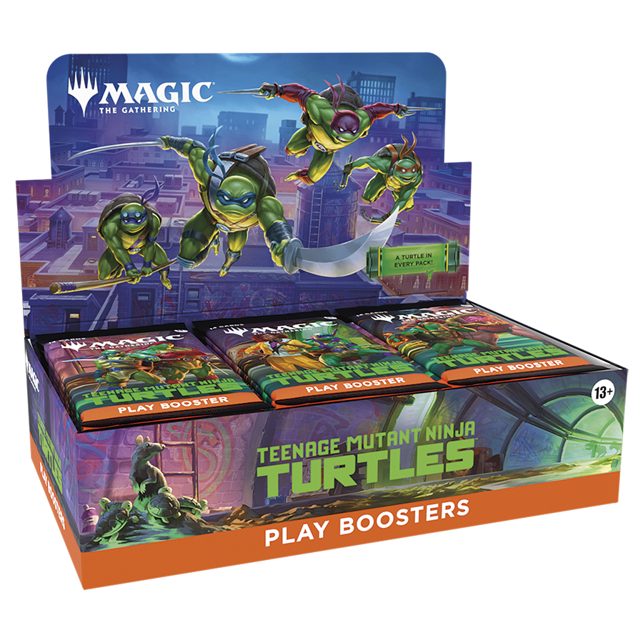 LOCAL PICKUP Teenage Mutant Ninja Turtles Play Booster Display