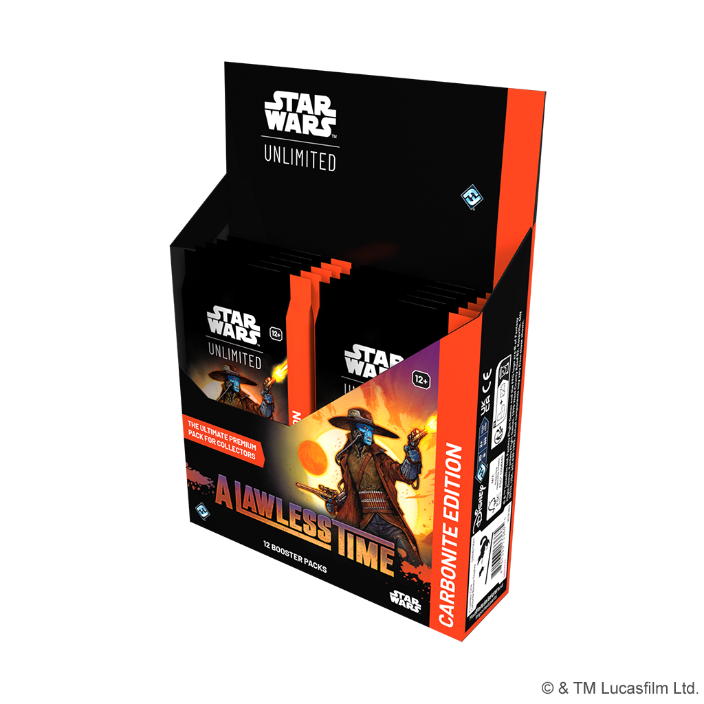 PREORDER Star Wars: Unlimited - A Lawless Time: Carbonite Booster Display