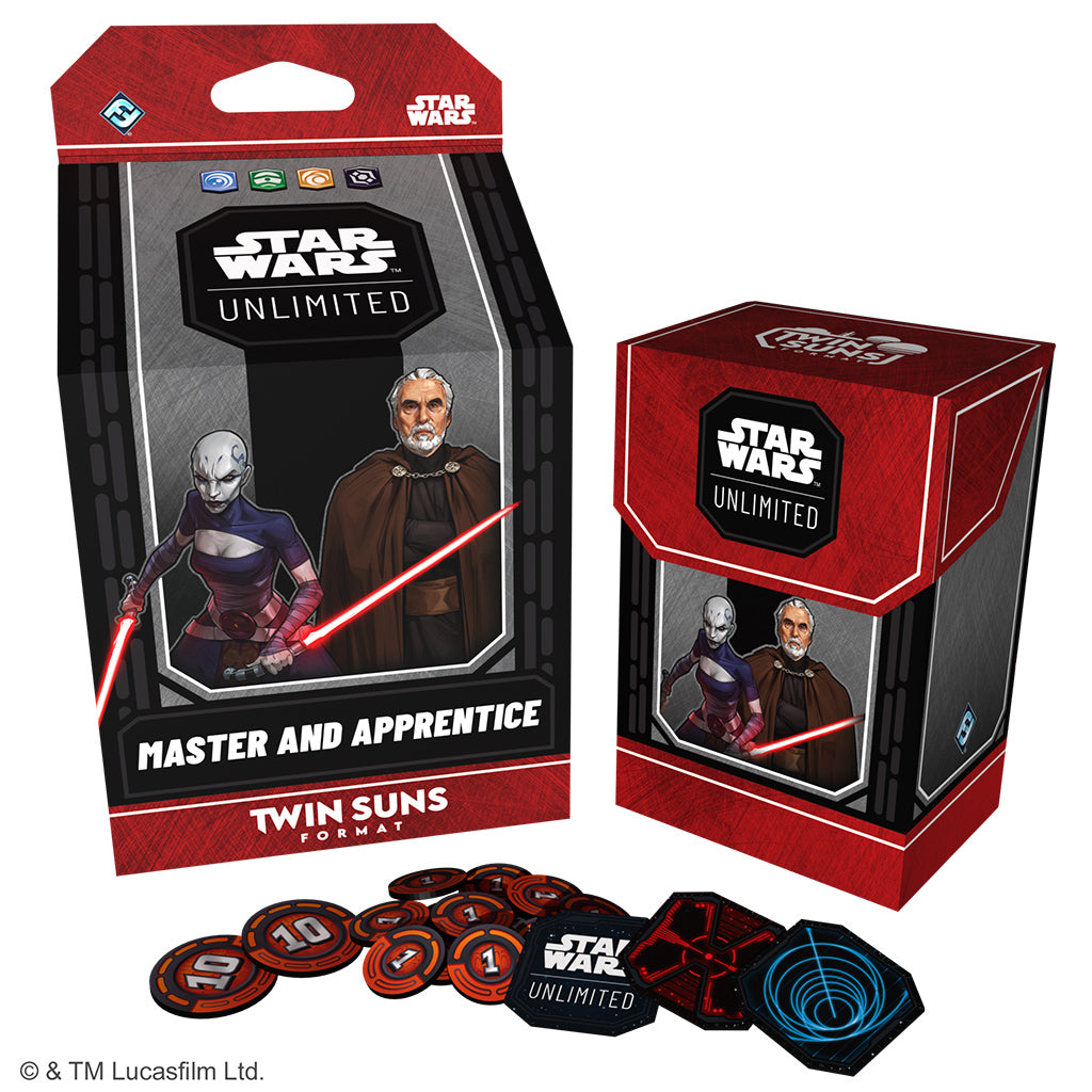 Master and Apprentice: Count Dooku and Asajj Ventress Twin Suns Deck