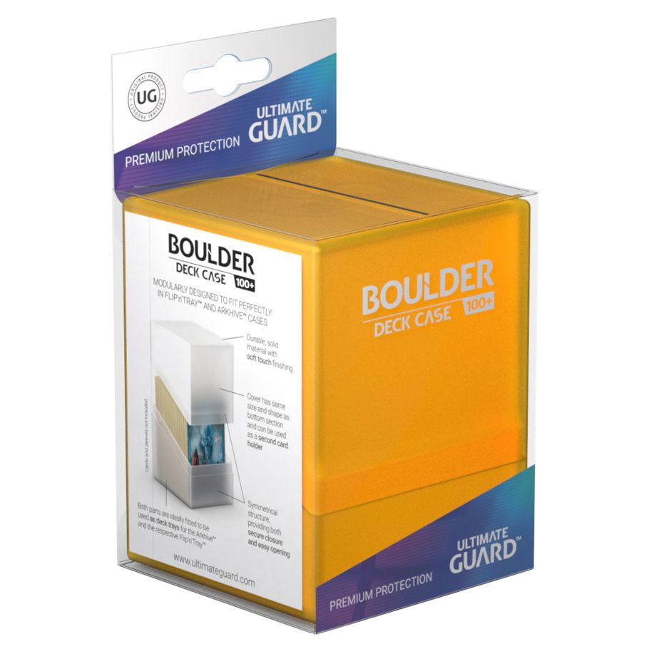Deck Box: Boulder: 100+: Amber