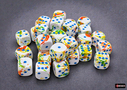 Brush Breezy/blue 12mm d6 Dice Block (36 dice)