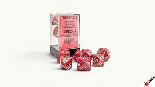 Speckled Lava Stone Polyhedral 7-Die Set