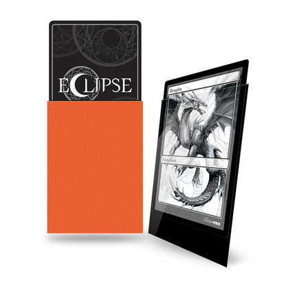 Eclipse Gloss Standard Sleeves: Pumpkin Orange (100)