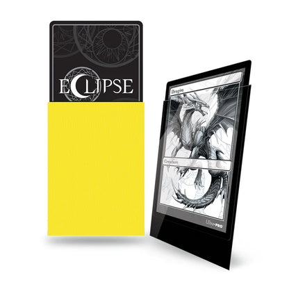 Eclipse Gloss Standard Sleeves: Lemon Yellow (100)