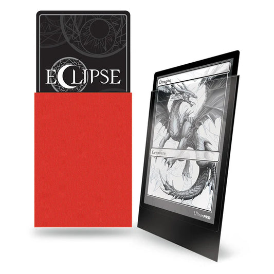 Eclipse Matte Standard Sleeves: Apple Red (100)
