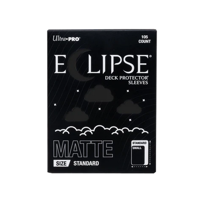 ECLIPSE Matte Standard Sleeves: Jet Black - 105ct