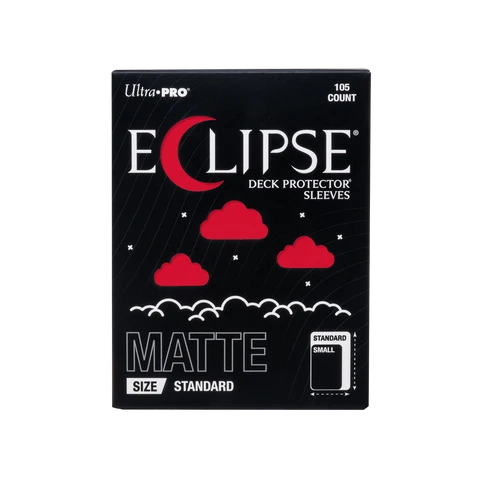 ECLIPSE Matte Standard Sleeves: Apple Red - 105ct