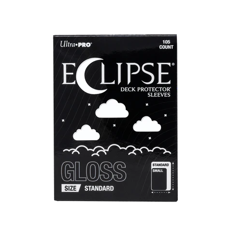 ECLIPSE Gloss Standard Sleeves: Arctic White - 105ct