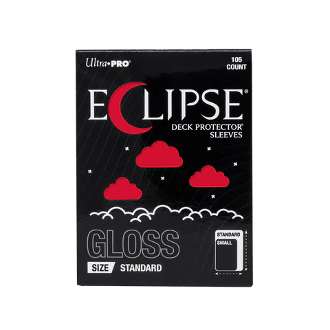 ECLIPSE Gloss Standard Sleeves: Apple Red - 105ct