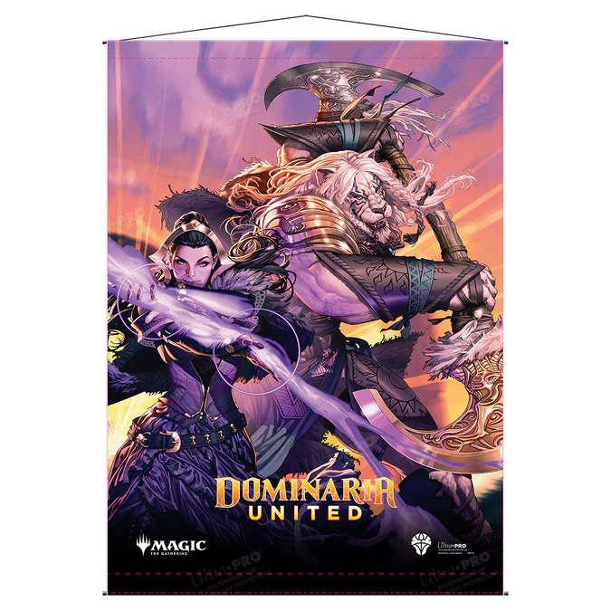 Dominaria United Ajani and Liliana Wall Scroll