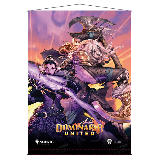 Dominaria United Ajani and Liliana Wall Scroll