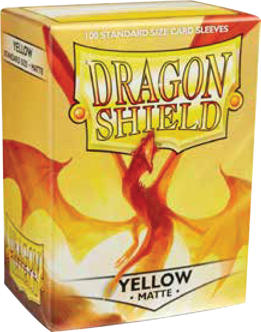 Dragon Shields: Matte Yellow (100)