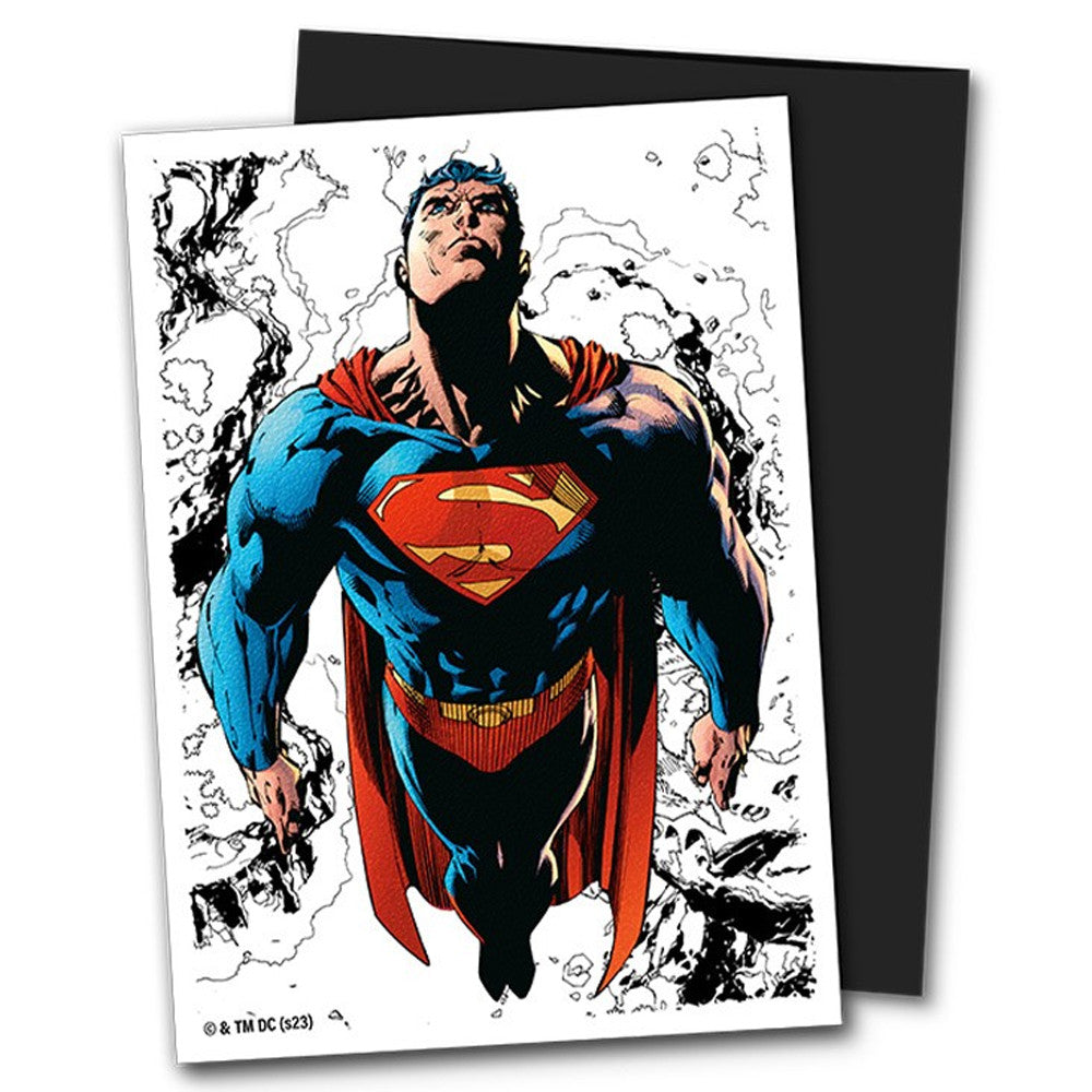 Dragon Shields: (100) Matte Dual Art - Superman Core (Full Color Variant)