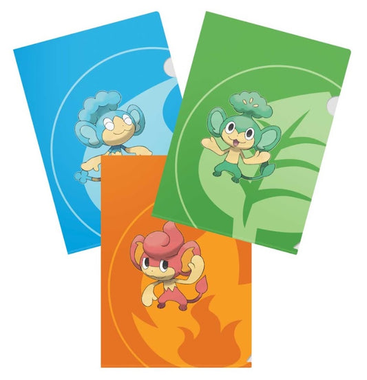 Pokemon TCG: 3-Pack Tournament Folios featuring Pansear, Pansage, and Panpour