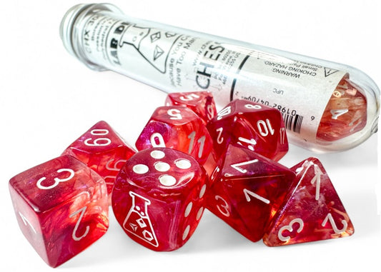 Lab Dice 9: Borealis Passion/white Luminary