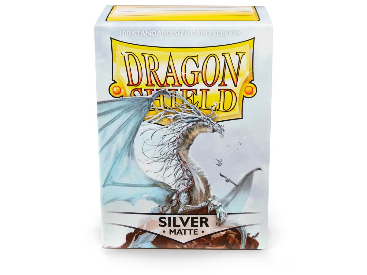 Dragon Shields: Matte Silver (100)