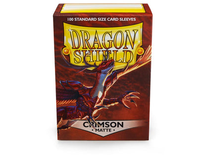 Dragon Shields: Matte Crimson