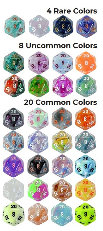 Hidden Wonders™ Assorted 7-Die Polyhedral Set
