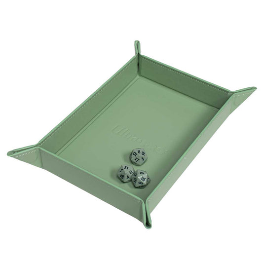 Vivid Magnetic Folding Dice Tray - Cool Matcha