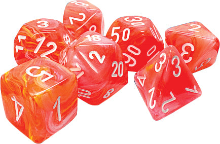 Festive: Mega-hedral Dahlia/white 7-Die Set