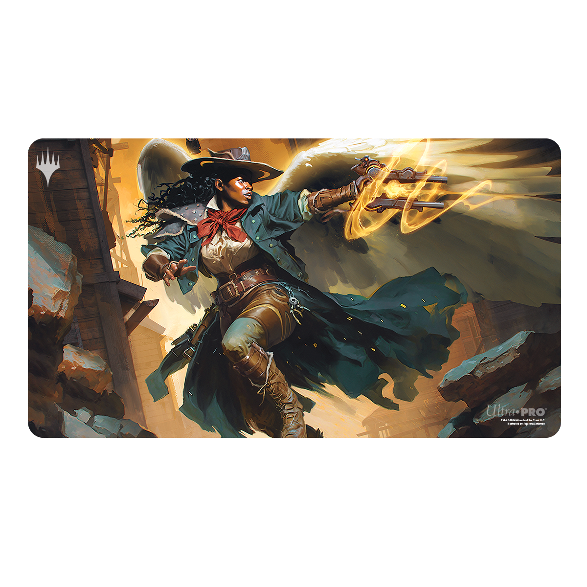 Outlaws of Thunder Junction Playmat White