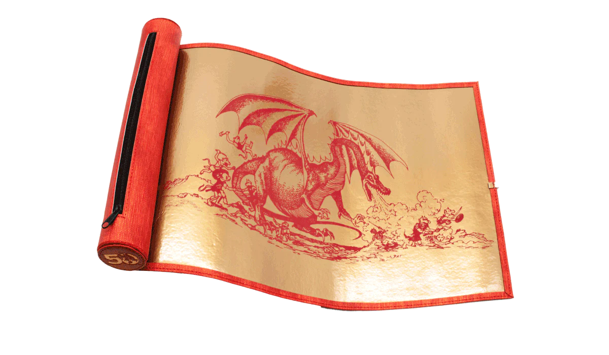50th Anniversary Dice Scroll for Dungeons & Dragons