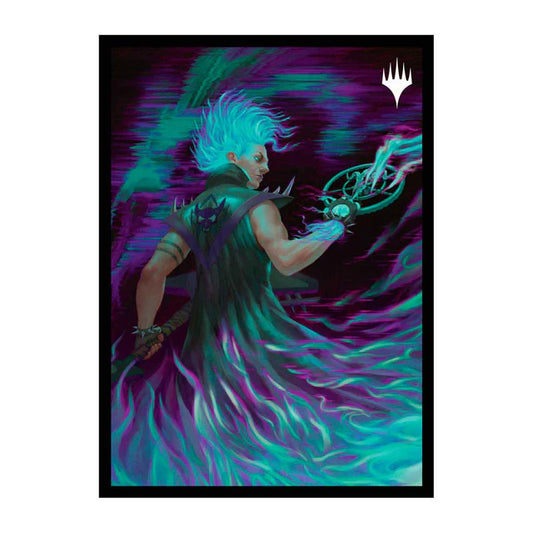 Aetherdrift Winter, Cursed Rider 100ct Deck Protector Sleeves Borderless Racer 2