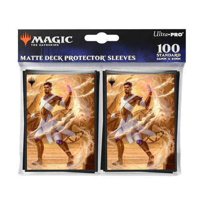 Aetherdrift Basri, Tomorrow’s Champion 100ct Deck Protector Sleeves Borderless Racer 3