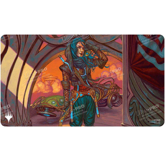 Aetherdrift Sita Varma, Masked Racer Playmat Borderless Racer 1