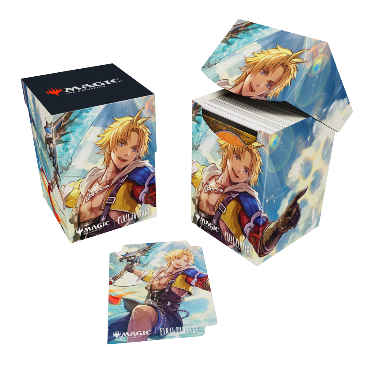 FINAL FANTASY 100+ Deck Box Commander D - Tidus, Yuna's Guardian