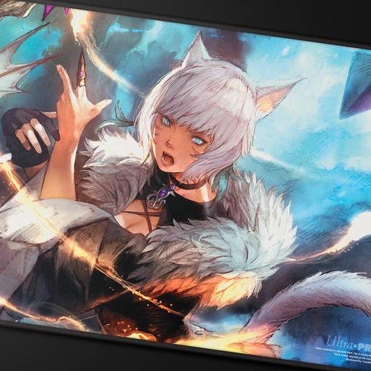 FINAL FANTASY Black Stitched Playmat Premium Z - Y'sholta Rhul
